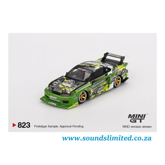 Mini GT #823 Nissan LB-Super Silhouette S15 SILVIA #555 V2 2024 Formula Drift Japan