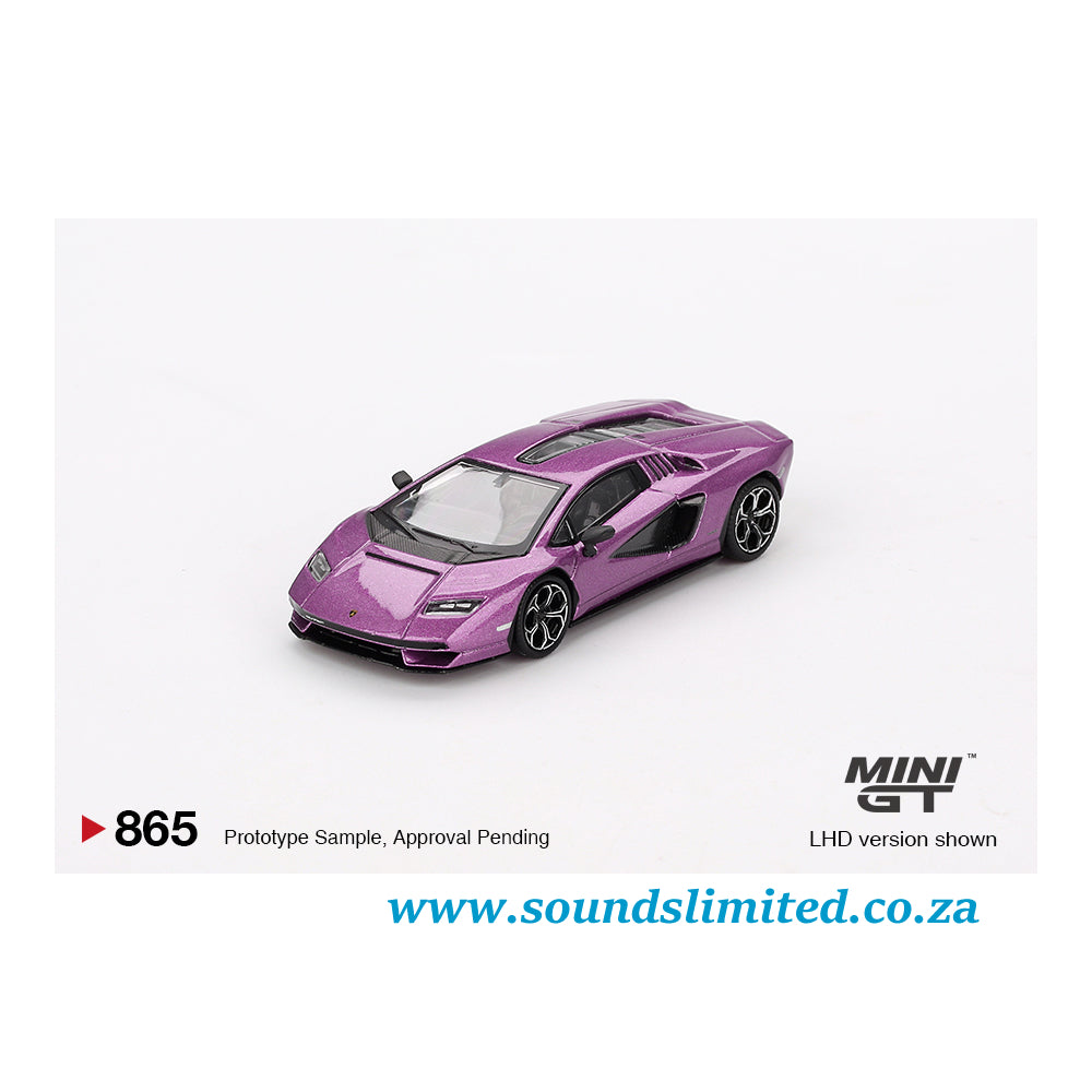 Mini GT #865 Lamborghini Countach LPI 800-4 Viola 30th