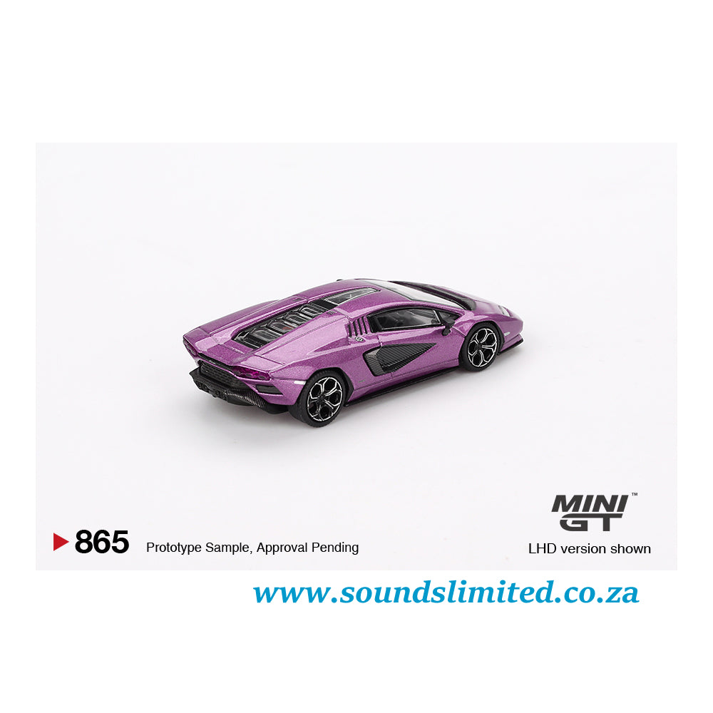 Mini GT #865 Lamborghini Countach LPI 800-4 Viola 30th
