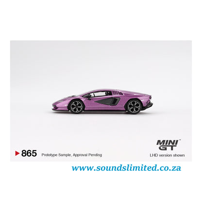 Mini GT #865 Lamborghini Countach LPI 800-4 Viola 30th