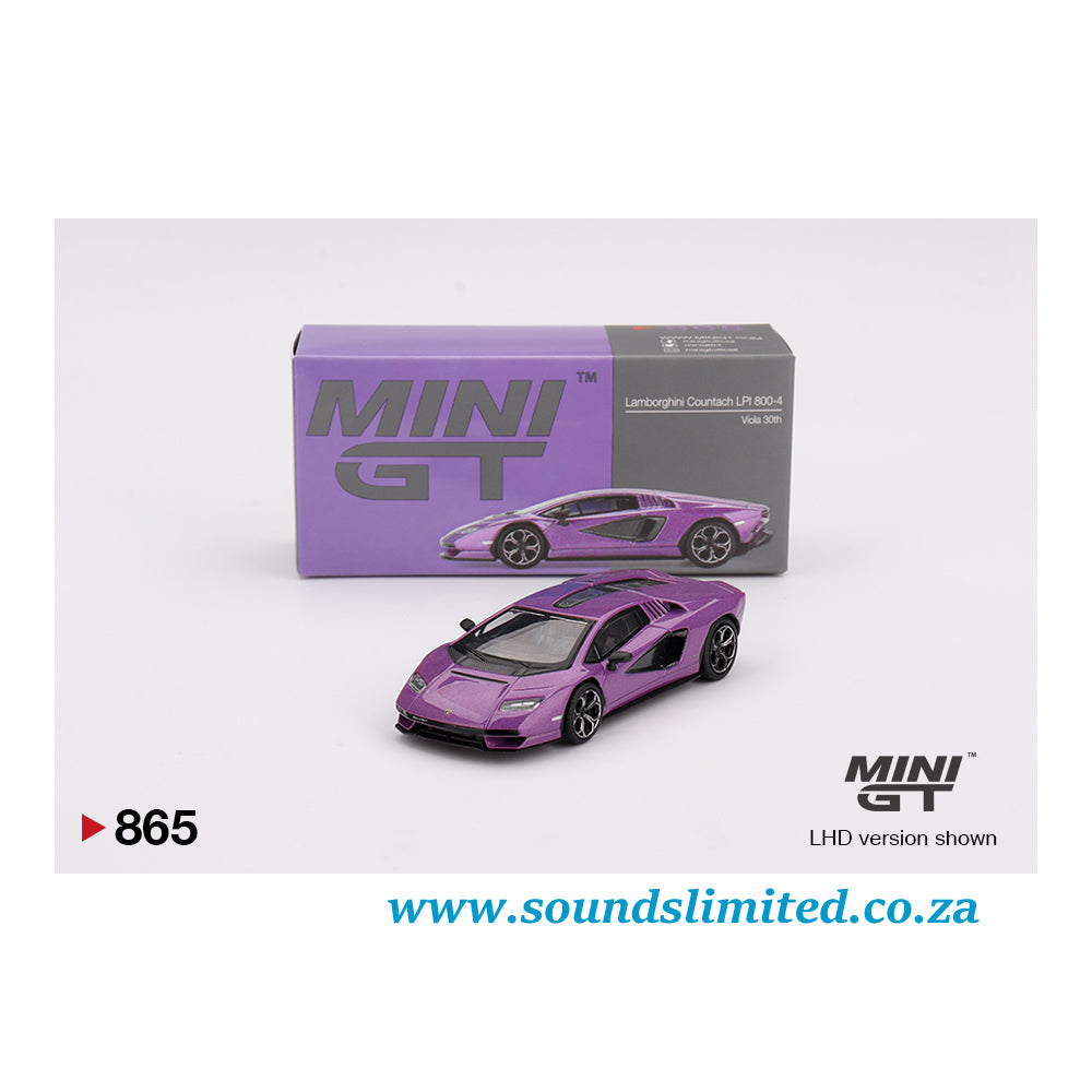 Mini GT #865 Lamborghini Countach LPI 800-4 Viola 30th