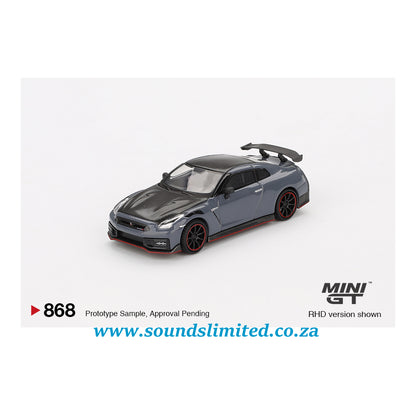 Mini GT #868 Nissan GT-R Nismo 2024 NISMO Stealth Gray