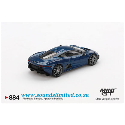 Mini GT #884 Jaguar C-X75 Blue