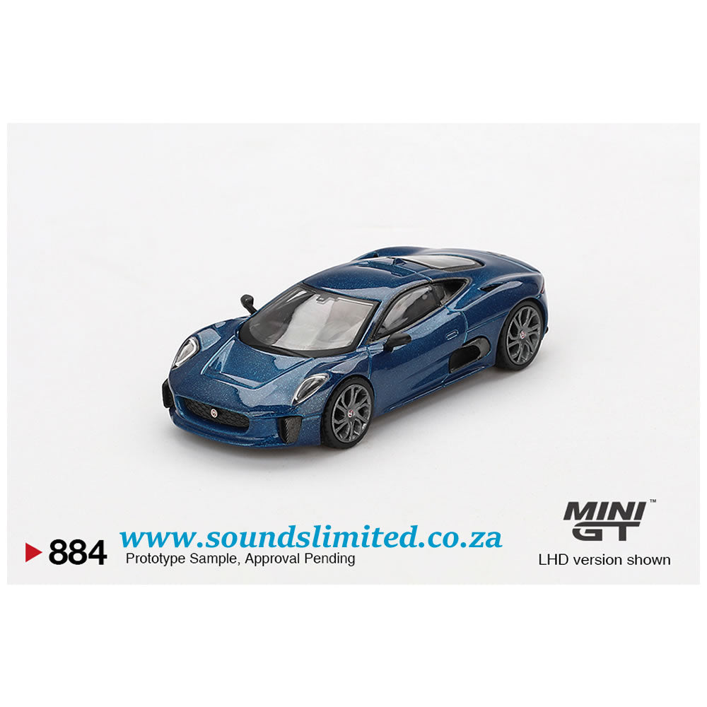 Mini GT #884 Jaguar C-X75 Blue