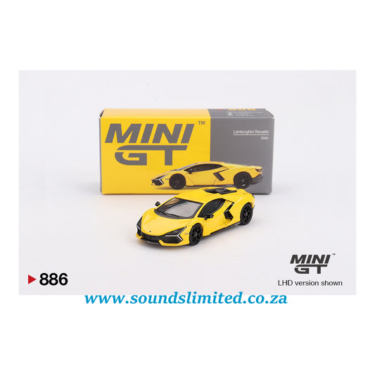 Mini GT #886 Lamborghini Revuelto Giallo