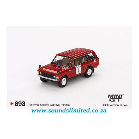 Mini GT #893 Range Rover 1971 International Hillrally Winner