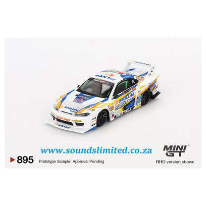 Mini GT #895 Nissan LB-Super Silhouette S15 SILVIA #555 2023 Formula Drift Japan