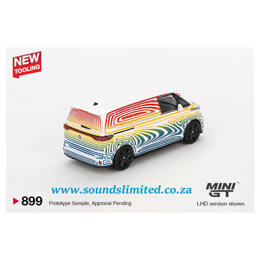 Mini GT #899 Volkswagen ID. Buzz Prototype "Rainbow"
