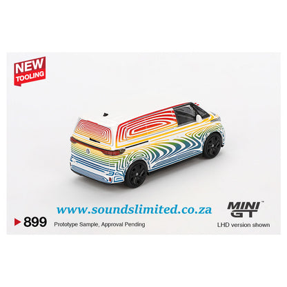 Mini GT #899 Volkswagen ID. Buzz Prototype "Rainbow"