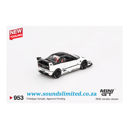 Mini GT #953 Mazda AZ-1 Liberty Walk LB40 White 2024 Tokyo Auto Salon