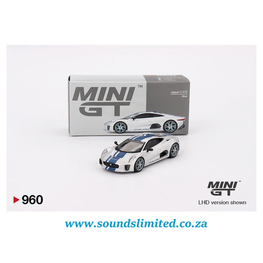 Mini GT #960 Jaguar C-X75 Silver