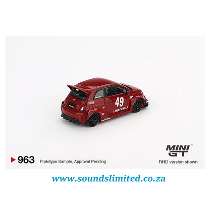 Mini GT #963 LB-WORKS x Abas Works ABARTH 595 Red
