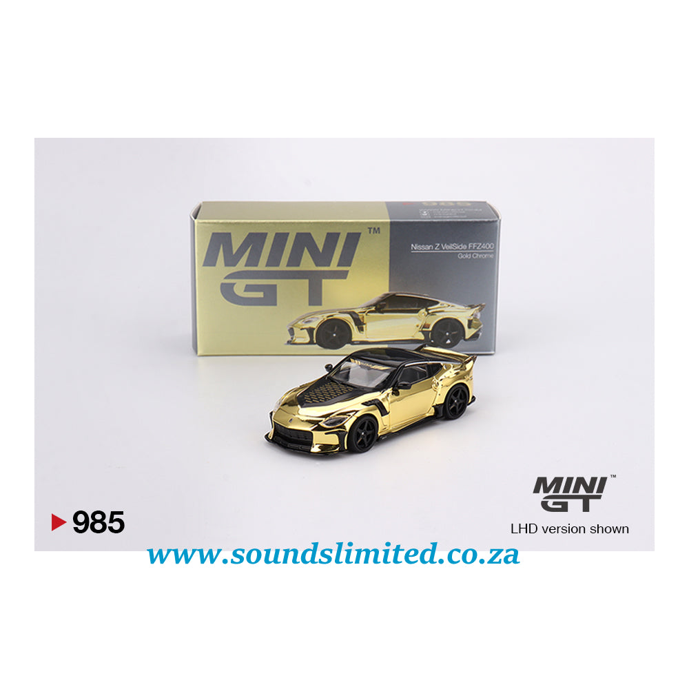 Mini GT #985 Nissan Z VeilSide FFZ400 Gold Chrome