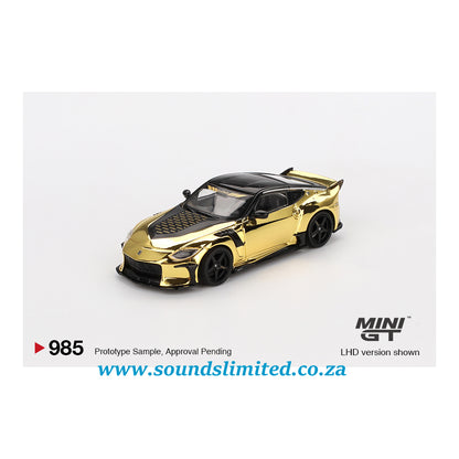 Mini GT #985 Nissan Z VeilSide FFZ400 Gold Chrome