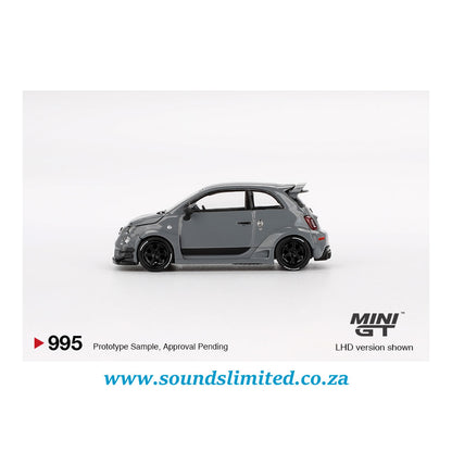 Mini GT #995 Abarth 595 LB-WORKS x Abas Works Grey