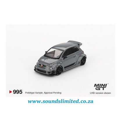Mini GT #995 Abarth 595 LB-WORKS x Abas Works Grey