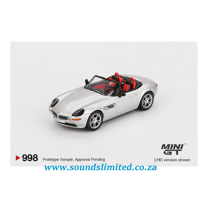 Mini GT #998 BMW Z8 Silver 