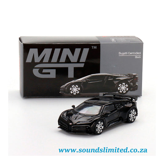 Mini GT Bugatti Centodieci Black #466 1:64
