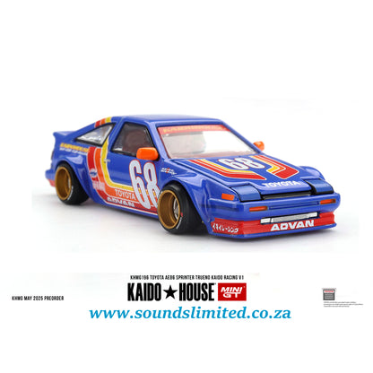 Mini GT Kaido House #196 Toyota AE86 Sprinter Trueno Kaido Racing V1