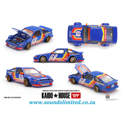 Mini GT Kaido House #196 Toyota AE86 Sprinter Trueno Kaido Racing V1