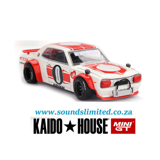Mini GT KaidoHouse #211 Nissan Skyline 2000GT-R (KPGC10) Kaido Works V2
