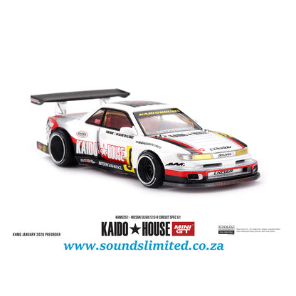 Mini GT Kaido House #251 Nissan Silvia S13-R Circuit Spec V1