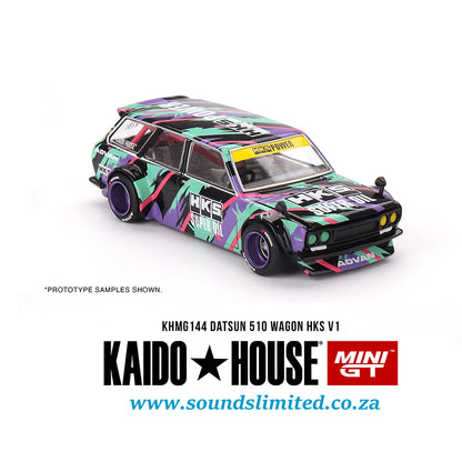 Mini GT x Kaido House #144 Datsun 510 Wagon HKS V1