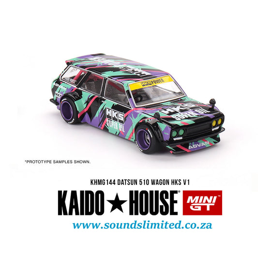 Mini GT x Kaido House #144 Datsun 510 Wagon HKS V1