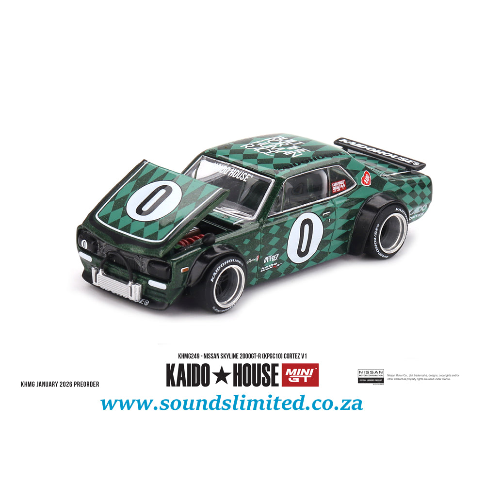 Mini GT x Kaido House #249 Nissan Skyline 2000GT-R (KPGC10) Cortez V1