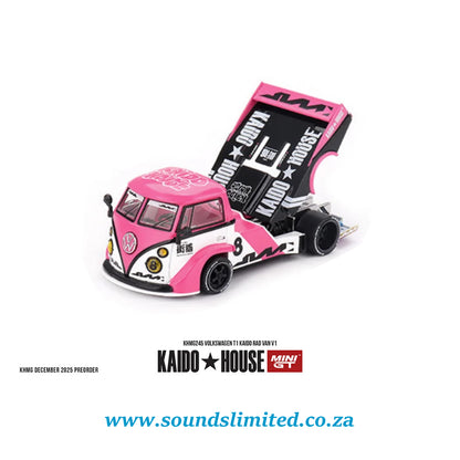 Mini GT x Kaido House Volkswagen T1 KAIDO RADVAN V1 Pink #245