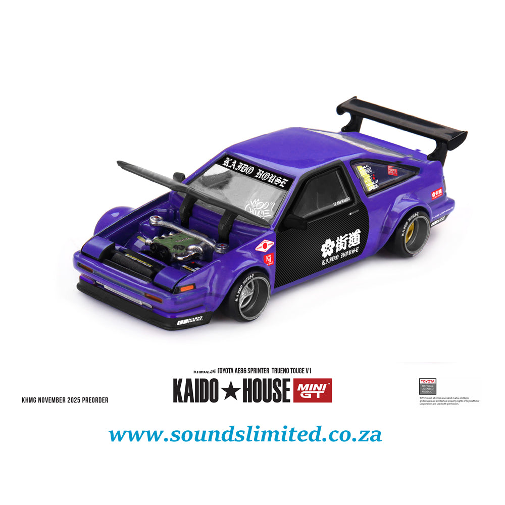 Mini GT x Kaidohouse Toyota AE86 Sprinter Trueno TOUGE V1 #254