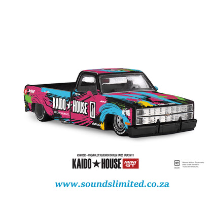 Mini GT Kaido House #285 Chevrolet Silverado Dually Kaido Splash V1