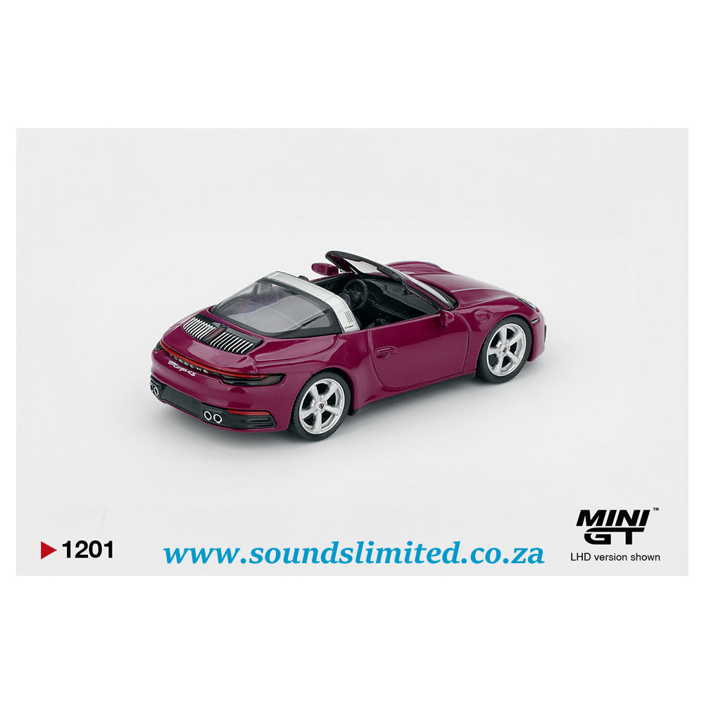 Mini GT Porsche 911 (992.1) Rubystone Red Set MGTS0021