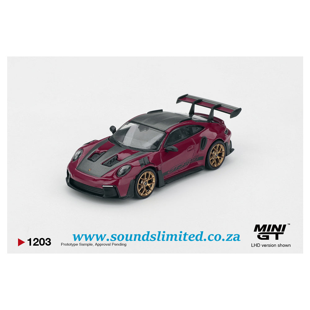 Mini GT Porsche 911 (992.1) Rubystone Red Set MGTS0021
