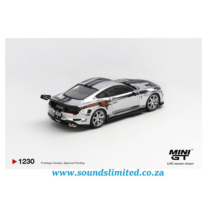 Mini GT #1230 Shelby GT500 Dragon Snake Concept Chrome Silver Blister