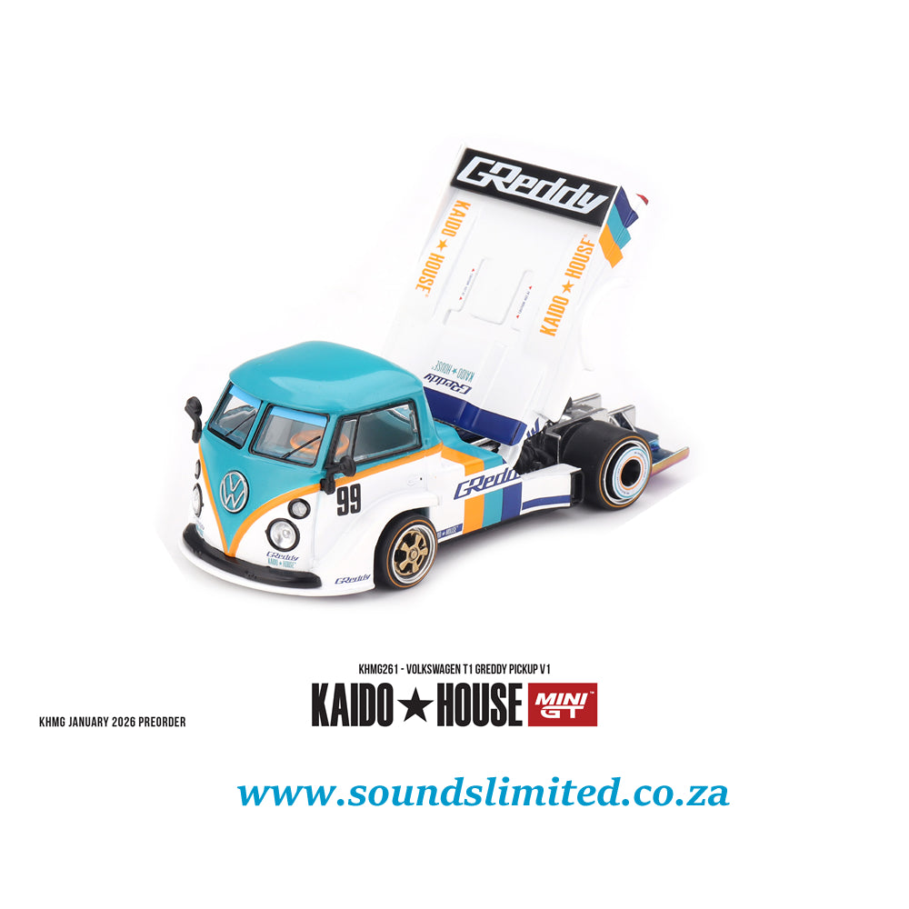Mini GT x Kaido House #261 Volkswagen T1 GReddy Pickup V1