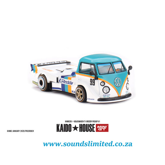 Mini GT x Kaido House #261 Volkswagen T1 GReddy Pickup V1