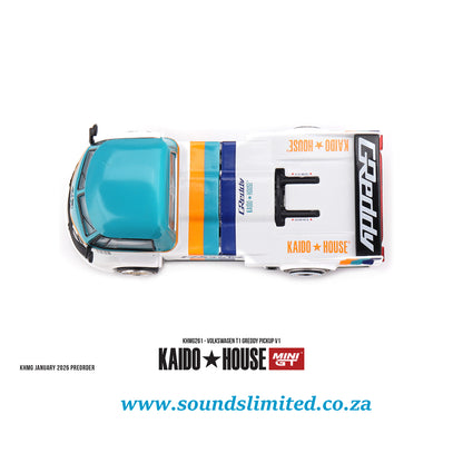 Mini GT x Kaido House #261 Volkswagen T1 GReddy Pickup V1