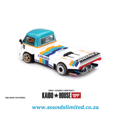 Mini GT x Kaido House #261 Volkswagen T1 GReddy Pickup V1