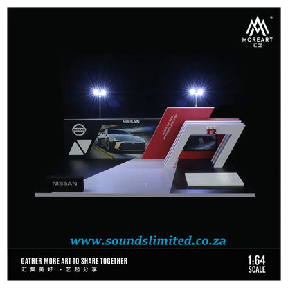 MoreArt 1/64 Nissan Auto Show Booth Lighting Edition Scene Model MO925204