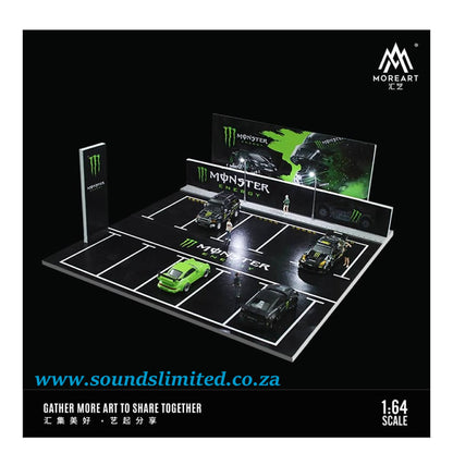 MoreArt 1/64 Parking Lot Scene Monster- MO925013