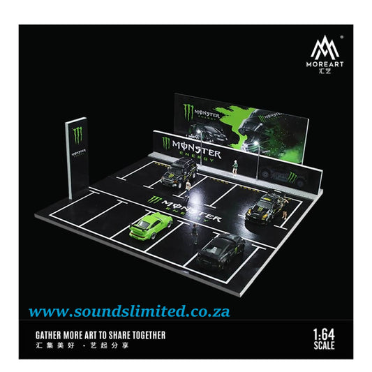 MoreArt 1/64 Parking Lot Scene Monster- MO925013
