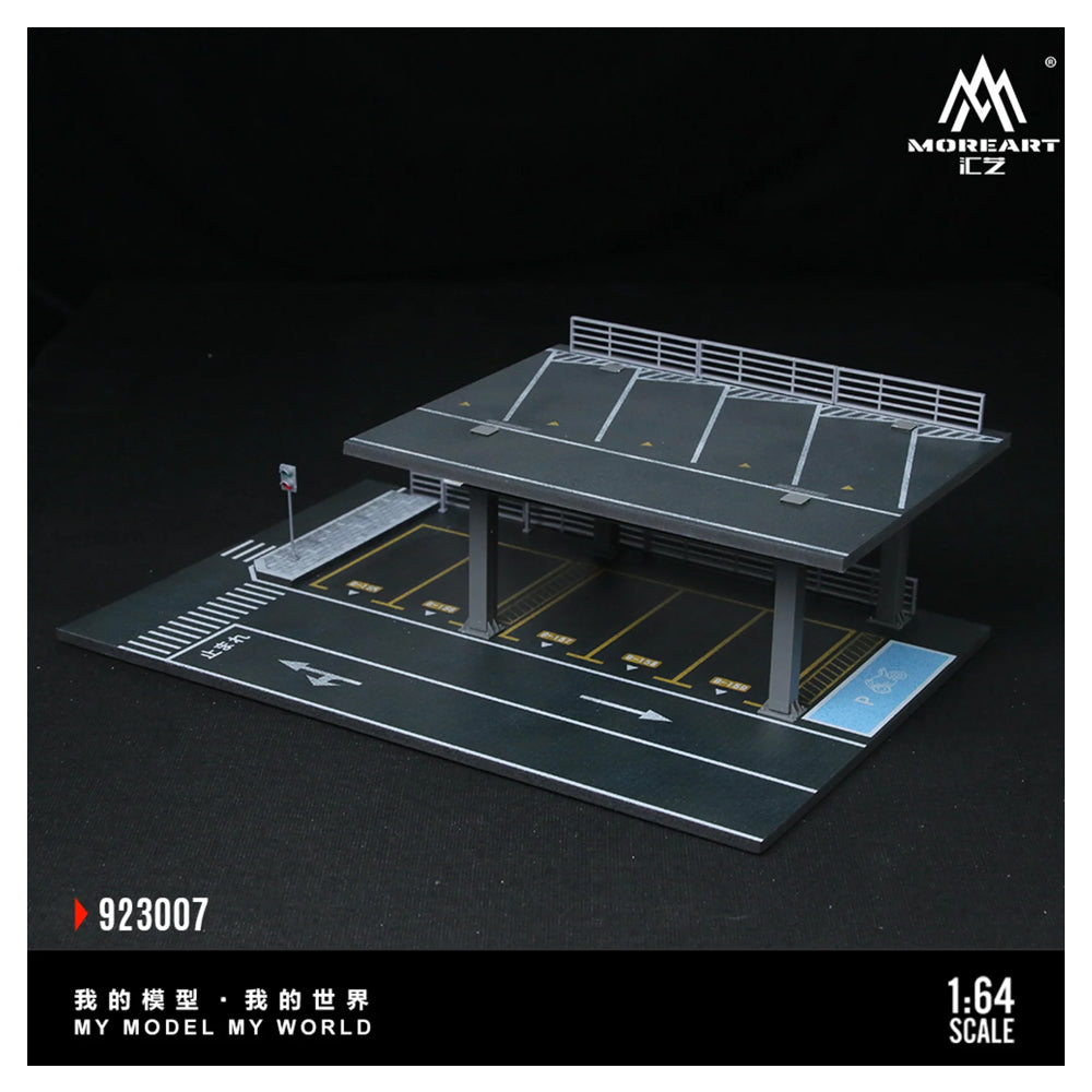 MoreArt Diorama Steel Structure Platform Parking Scene Version G MO923007