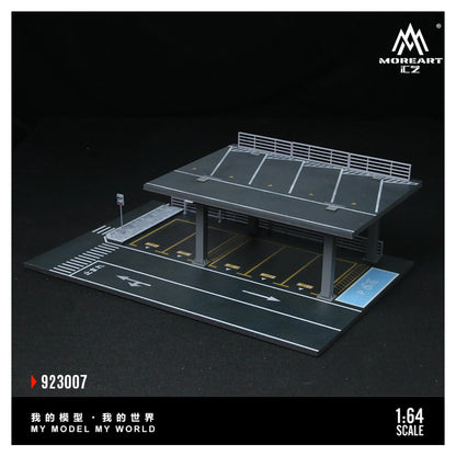 MoreArt Diorama Steel Structure Platform Parking Scene Version G MO923007
