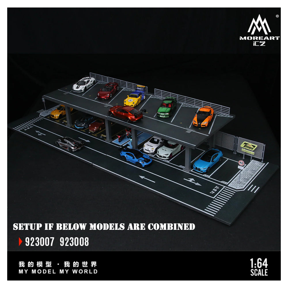 MoreArt Diorama Steel Structure Platform Parking Scene Version G MO923007