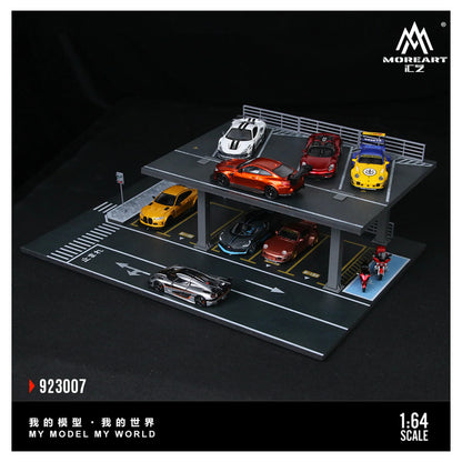 MoreArt Diorama Steel Structure Platform Parking Scene Version G MO923007