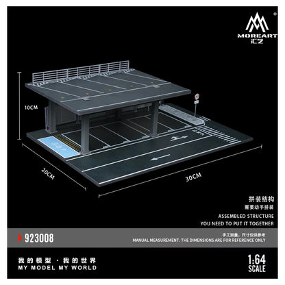 MoreArt Diorama Steel Structure Platform Parking Scene Version H MO923008