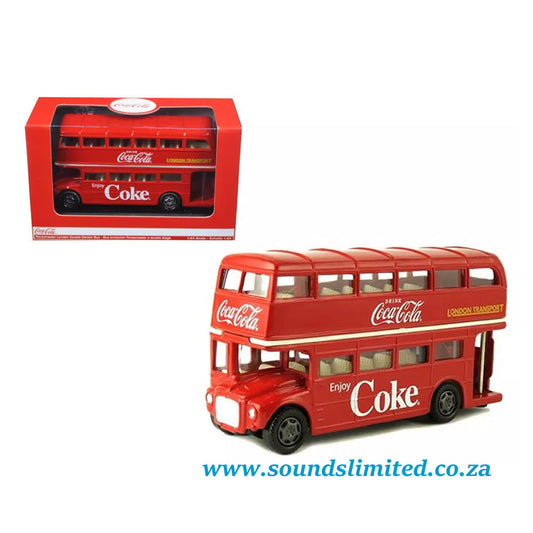 Motor City Classics MCC #464001 1960 London Double Decker Bus "Coca-Cola" 1/64