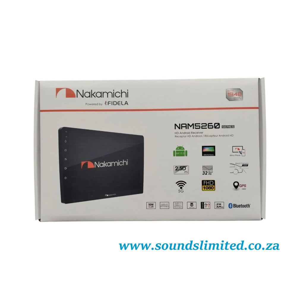 Nakamichi NAM5260-A9Z 9″ Digital Media Receiver With MirrorLink