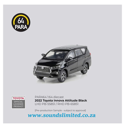 Para64 2022 Toyota Innova Attitude Black PB-55851